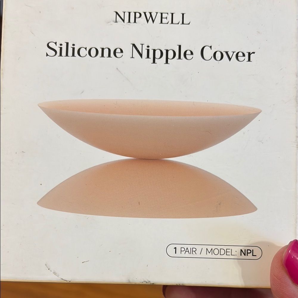 Dark tan Seamless Silicone Nipple Covers in nice discreet box
